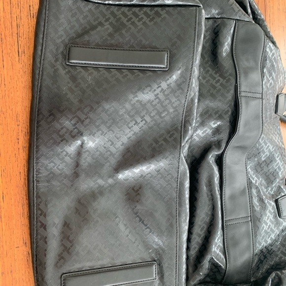 DVF Authentic Black/gold Weekender Simone Collection bag EXCLUDES SHOULDER STRAP - Picture 15 of 16